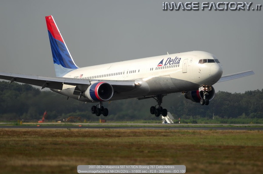 2007-08-24 Malpensa 587 N178DN Boeing 767 Delta Airlines